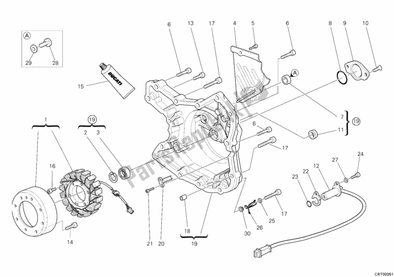 Wszystkie części do Ko? O Zamachowe Ducati Monster S2R 1000 2006